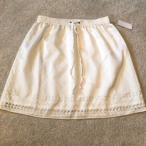 White J.Crew Skirt Size 0 NWT